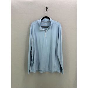 Southern Tide Men's Blue The Skipjack Quarter Zip Pullover Sweater Size XL